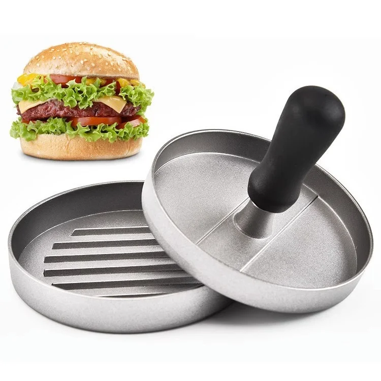 Manual Non-Stick Hamburger Patty Press, Home Kitchen Burger Maker Mold for Breakfast