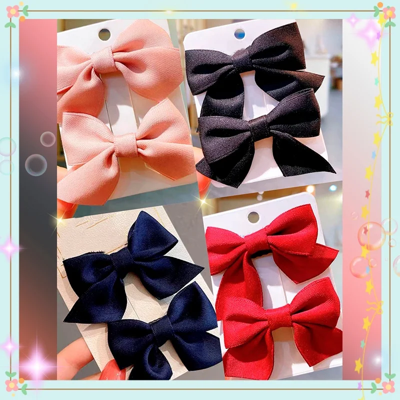 

European And American Children's Cartoon Bow Hair Clip, Cute Princess Headband, Bangs Clip, Girl's Hair Clip, Hair Accessory