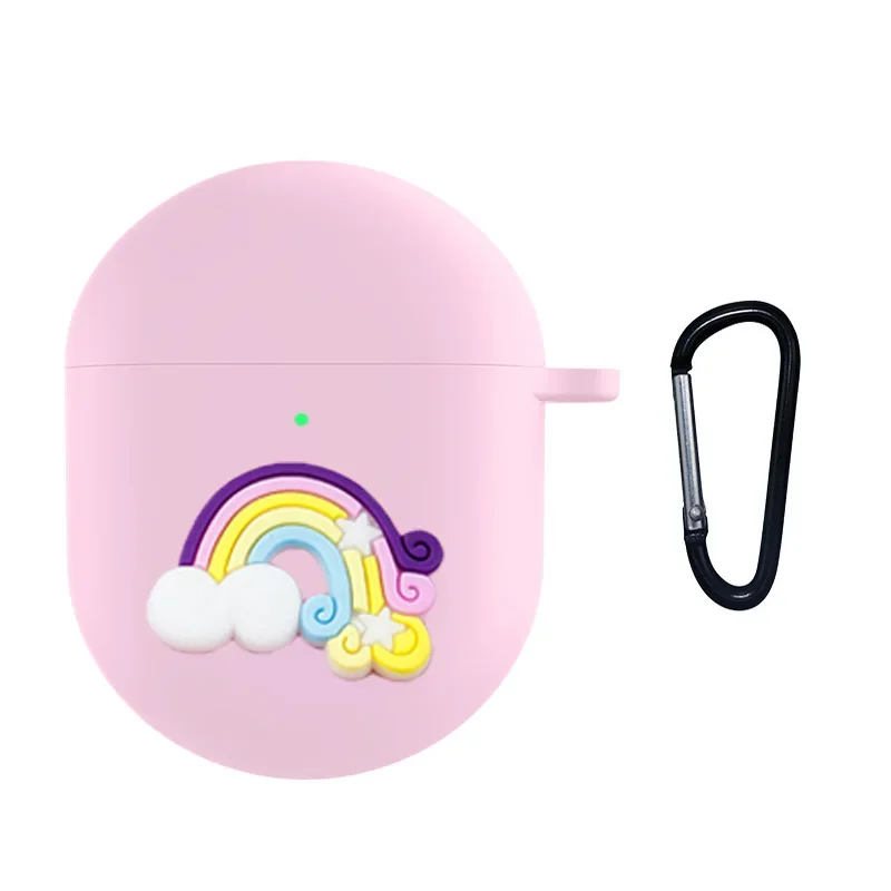 ل Redmi براعم 3 برو حالة لطيف الكرتون عدم الانزلاق سيليكون ل شاومي Redmi airdot 3 برو حماية سماعات غطاء براعم 3 برو حافظة