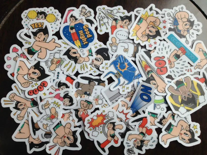 40pcs  boy 2-3cm diy cute STICKER Z 229