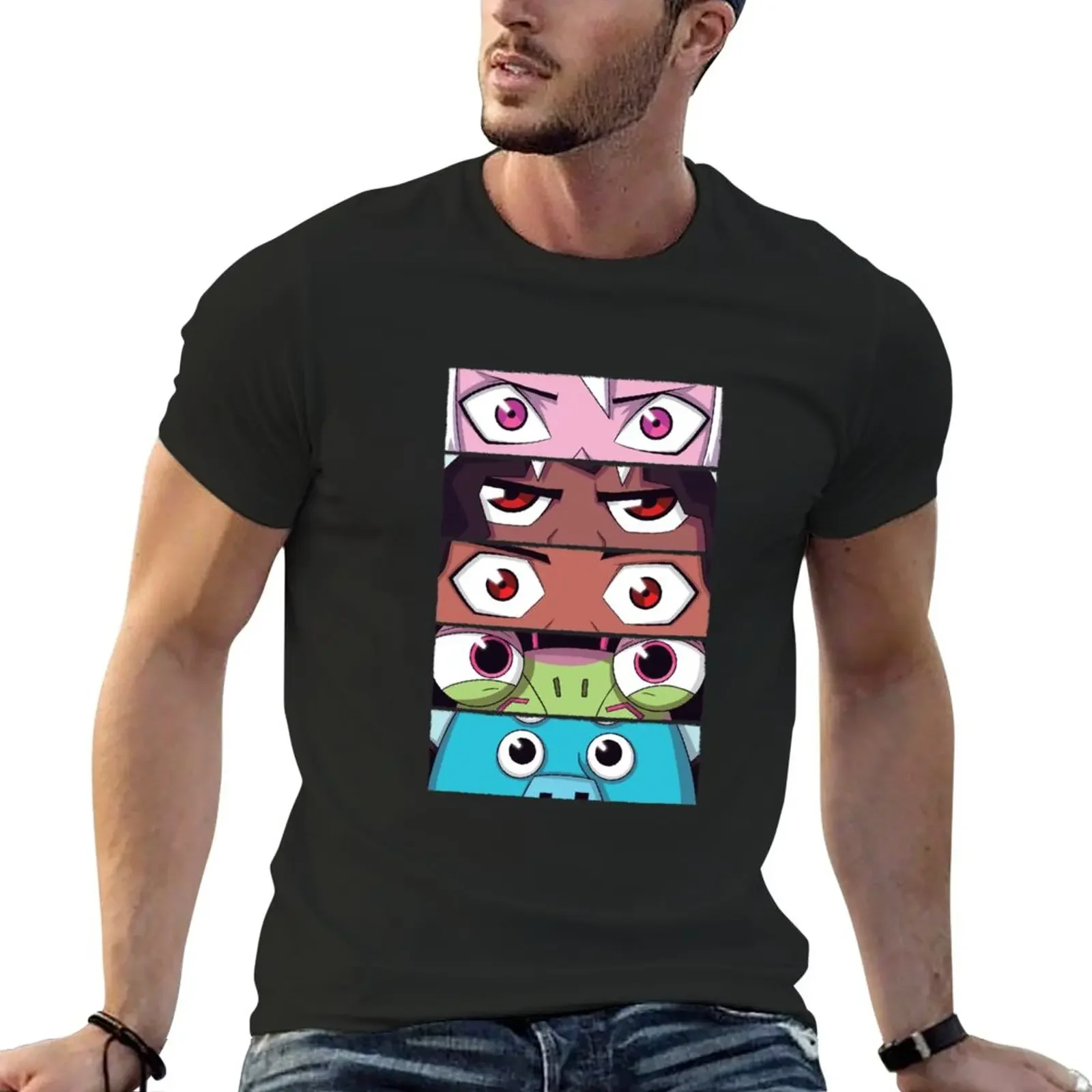 New Kipo Eyes T-Shirt Short sleeve tee korean fashion sweat shirts mens t shirts pack