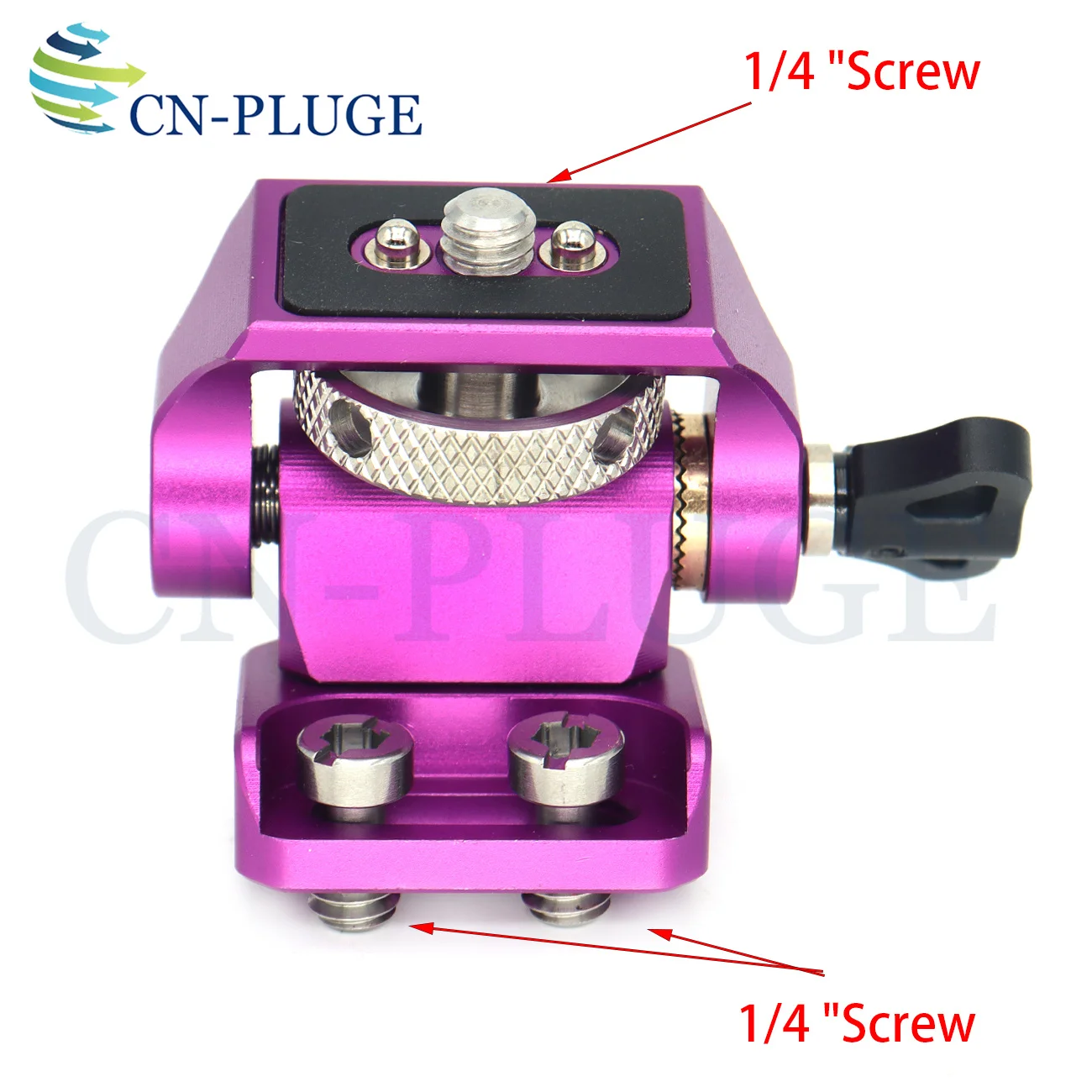 

Кронштейн для монитора на месте, винт 1/4 дюйма, фиксированный, 360° ° Вращающийся и 180° ° Наклонный, для мониторов 5 и 7 дюймов.