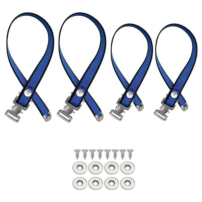 Professional Drywalls Stilts Replacement Straps Set With Hardware Nylon Adjustable Bands Belt Painter Walking