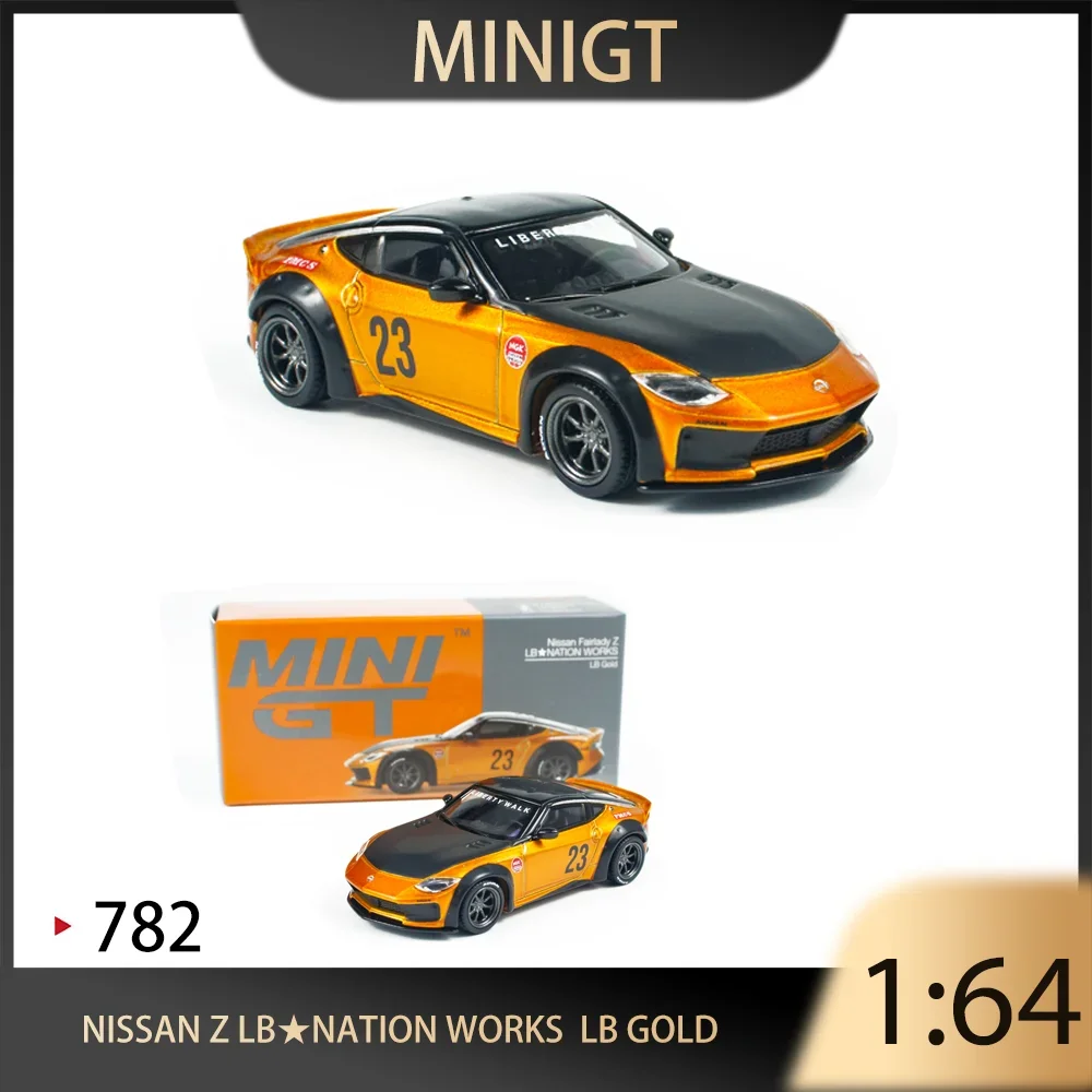 

MINIGT 1:64 Nissan Z LB NATION WORKS 782 Premium Alloy Die-cast Vehicle Model Toys Collectible Display Piece