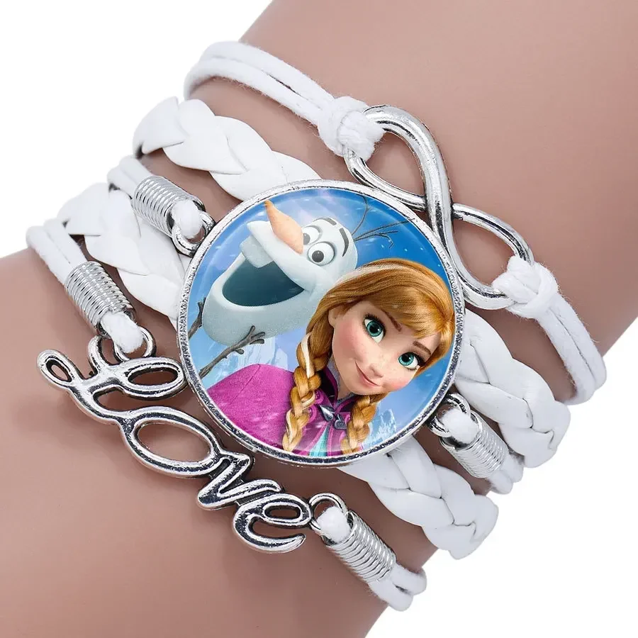 Neue Anime Disney gefroren 2 Elsa Anna Prinzessin Cartoon Armband Action figur Spielzeug schöne Armband Mädchen Geschenk Weihnachts geschenke Spielzeug