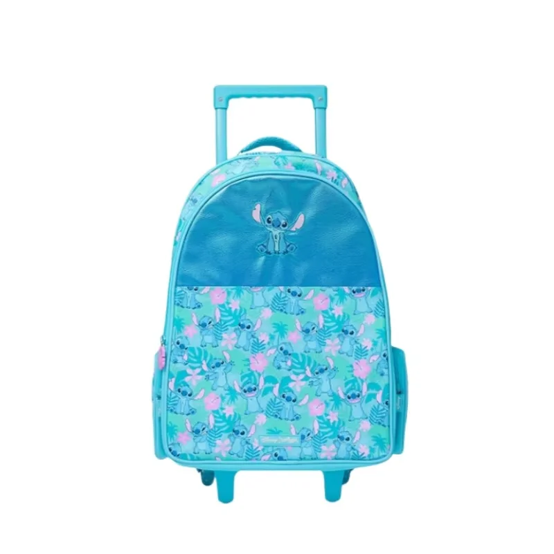 

Disney Genuine Australia Smiggle Stitch Trolley Backpack Children School Bag Travel Luggage Anime Backpack Large Gapacity Gift