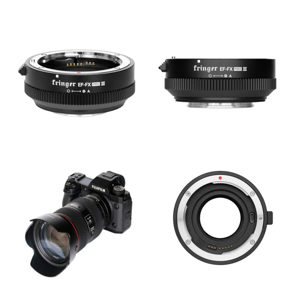 

Fringer EF-FX Pro III Lens Adapter For Canon EF Lens To Fujifilm Auto Focus Adapter Compatible Fujifilm X-T5 X-T4 X-S20 X-H2S