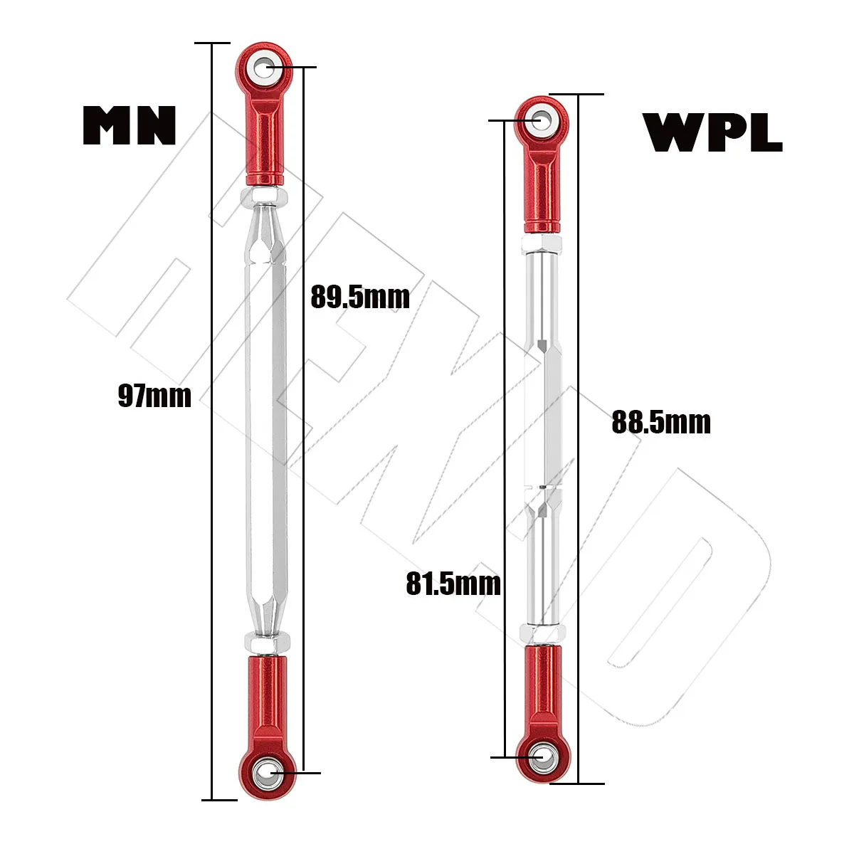 Zestaw do mocowania serwomechanizmu na metalowym pręcie łączącym drążek mocujący do 1/16 WPL C14 C24 MN D90 D91 MN99S części do ulepszenia