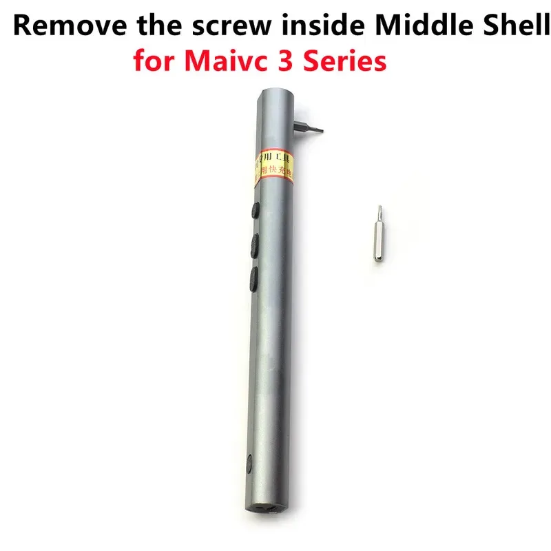 

Battery Electric Corner Torx T5 Screwdriver with LED for DJI Mavic 3/3T/3C/3PRO Series Remove the screw inside Middle Shell