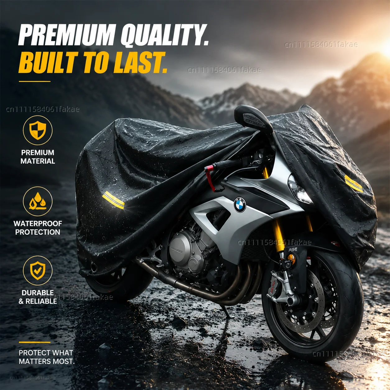 Motorcycle Cover Waterproof Outdoor All Season Dustproof UV Protective Moto Scooter Rain Cover For Honda NX500 NX 500 2023 2024 view 3