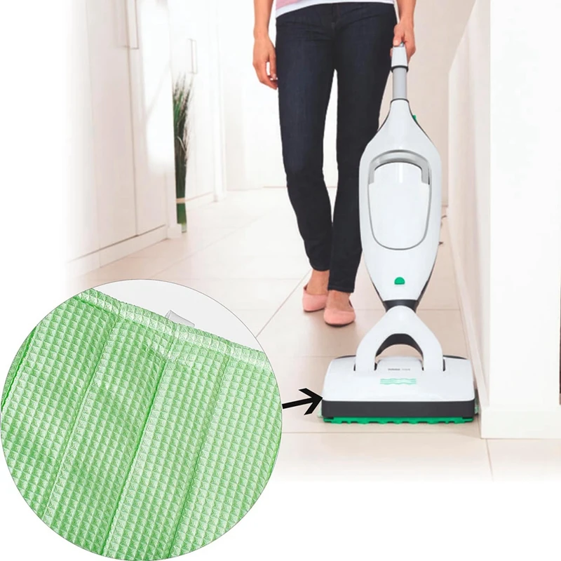 AD24-ميكروفايبر ممسحة أرضية وسادة استبدال ل Vorwerk SP600 ممسحة عبوة مجموعة ممسحة القماش كفاءة تنظيف ممسحة القماش