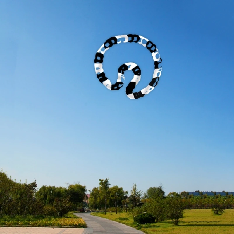 Calcetines de viento para pipa 3d, 96 agujeros circulares, colgante para pipa, accesorios para espectáculo, pipa suave de nailon, juguetes para exteriores, diversión, juegos al aire libre