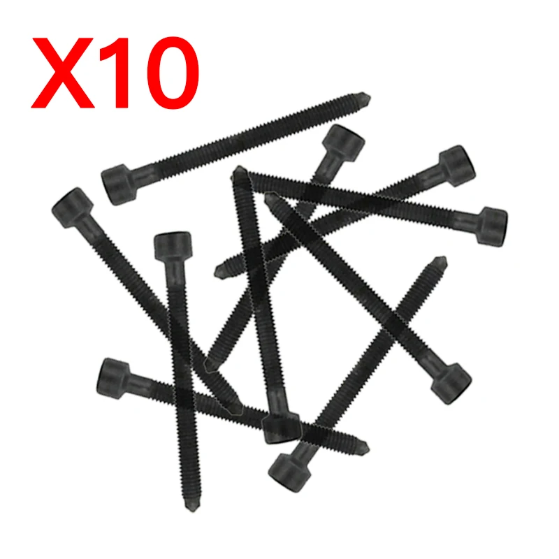 10x Injector Bolts M6x64 038103385A For VW Caddy Golf Jetta Passat Polo Transporter 8V TDi PD ARL ATD ASZ BLS Engine Parts