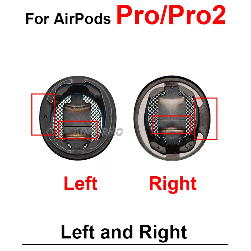 For Apple AirPods Pro Pro2 Left And right Earphone Headset Jack Dust Mesh Frame Holder Replacement Parts