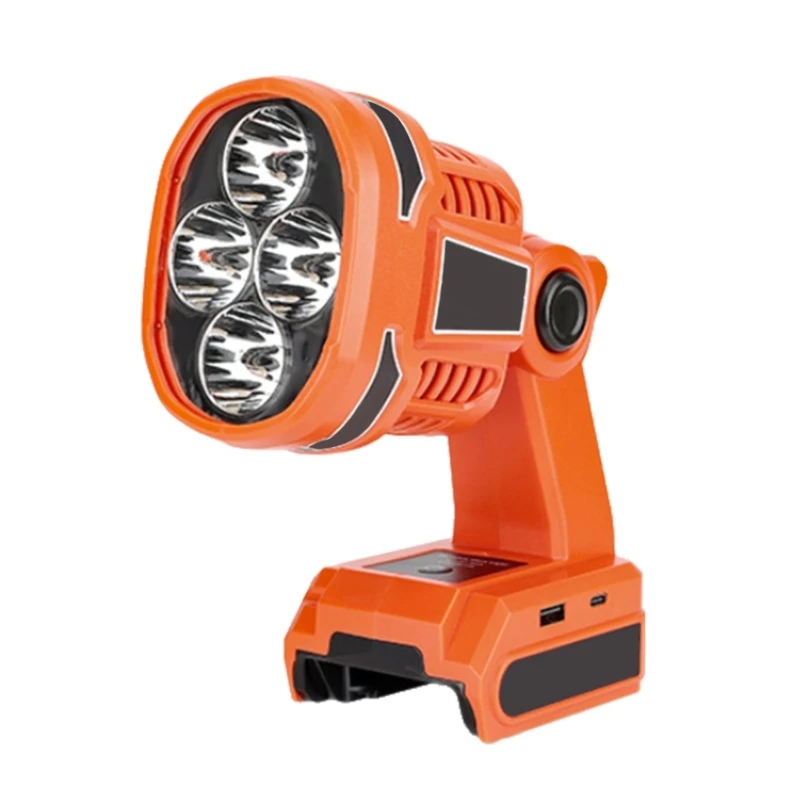 517A LED LIGHT Light Jobsite Spotlight para 18V 20V Lámpara lámpara batería libre