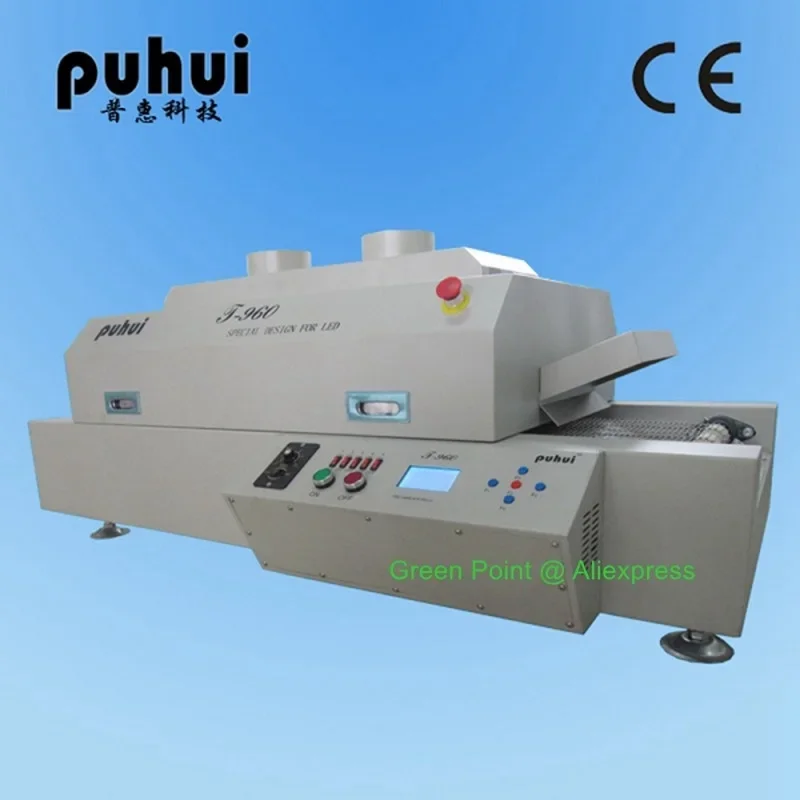 T-960 PUHUI LED สมาร์ท Reflow เครื่องเชื่อม SMT ช่อง Reflow เตาอบ T-960 อินฟราเรด IC เครื่องทําความร้อน BGA SMD IC เครื่องทําความร้อน Rework Sation