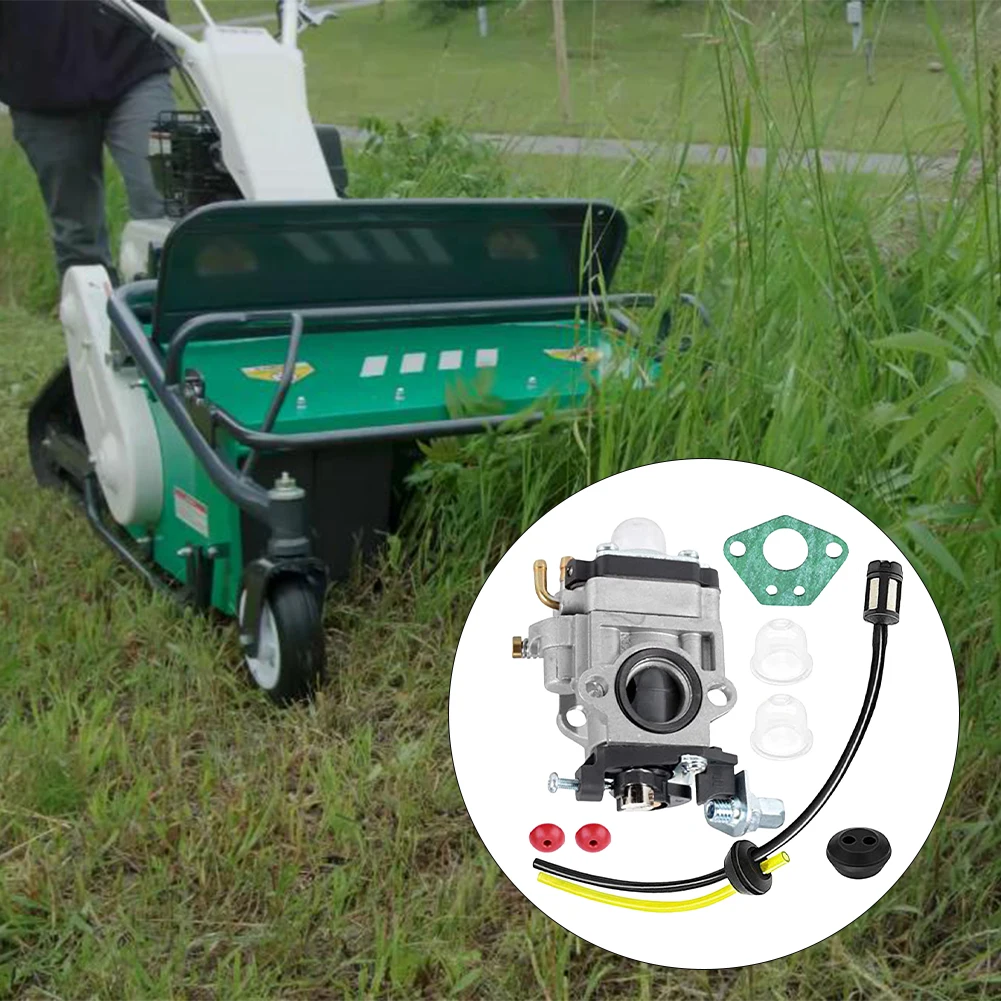 

15mm Carburetor With Gasket For 50cc 52cc 49cc 47cc 43cc 33cc Lawn Mower Engines Lawn Care Outdoor Equipment Engine Efficiency