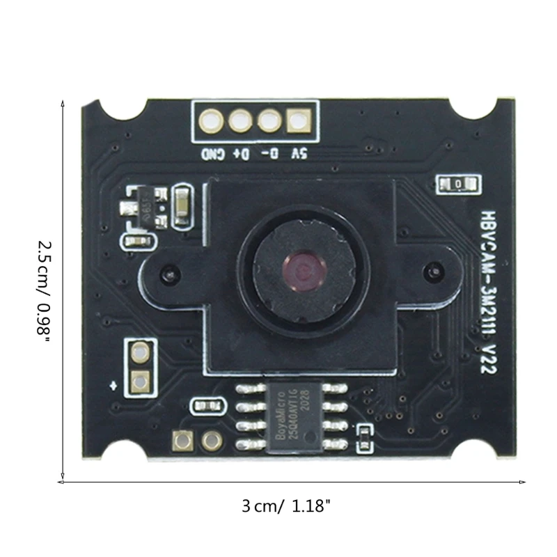 1080P OV3660 Video Camera Module Board 3MP MJPG/YUY2 Support-OTG UVC