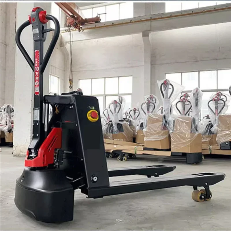 Uni-Silent ForkLift Truck Electric Pallet Truck Lead Batteries 2T Power Pallet Jack All-terrain Portable Forklift SL20L3E-E2