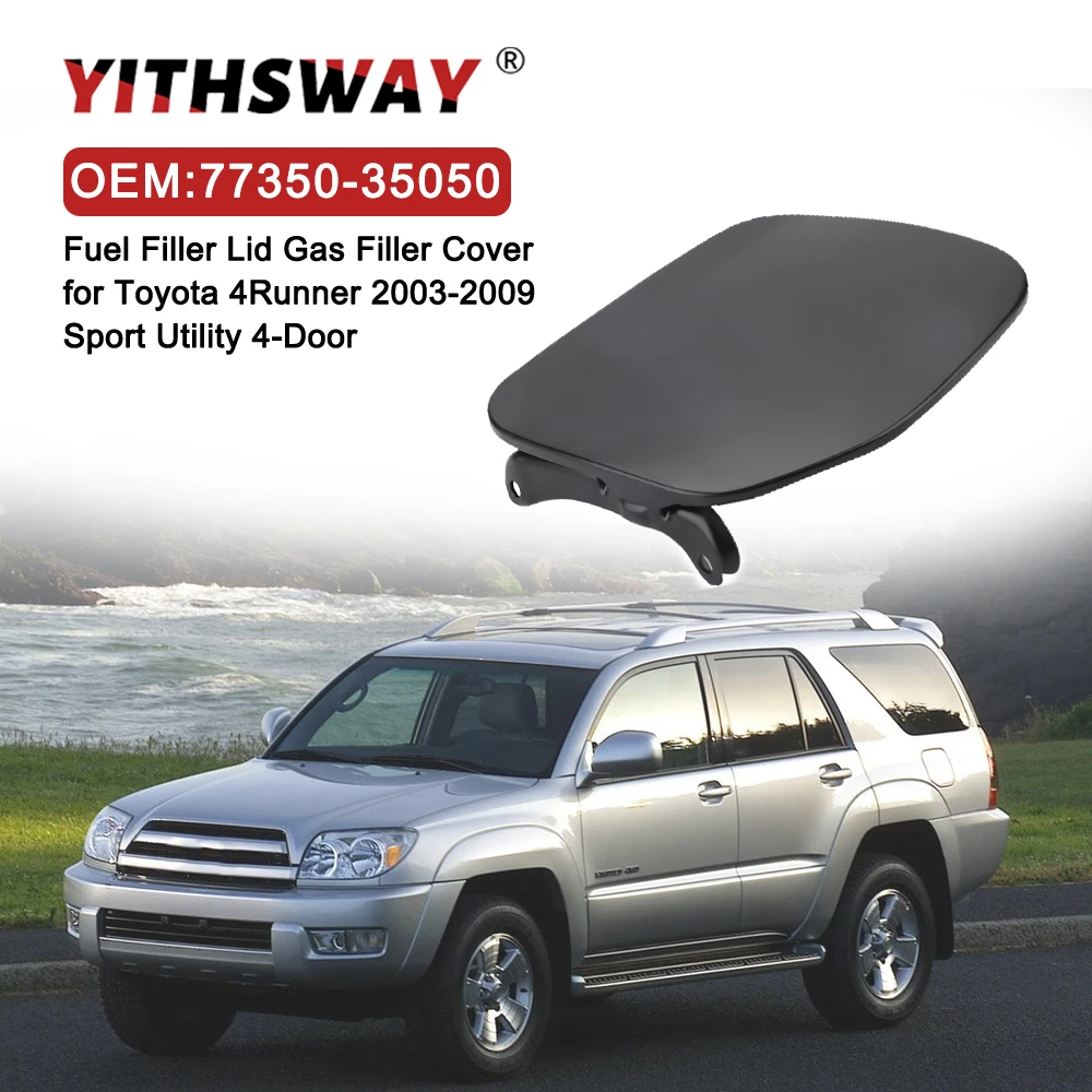 

77350-35050 Gas Fuel Door Cover Fit for 2003-2009 Toyota 4Runner Gas Fuel Filler Tank Door Lid Cover Gas Cap Fuel Filter Lid