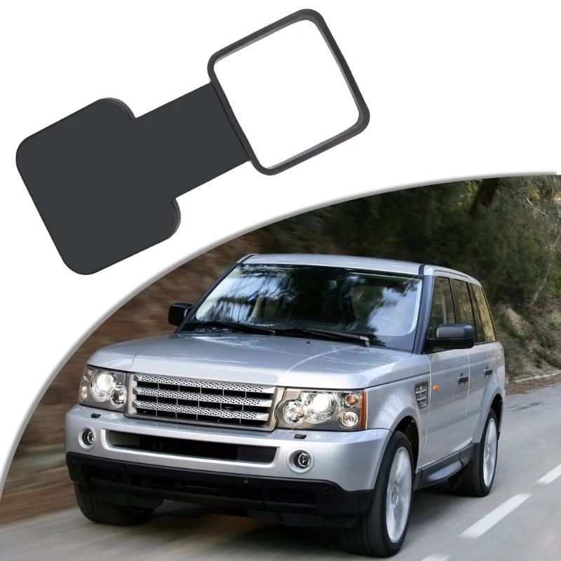 Car Rear Bumper Hitch Cover Square 1.25Inch Traction Cover Bumper Tow Eye Hook Cover  Car Accessories Simple Installs