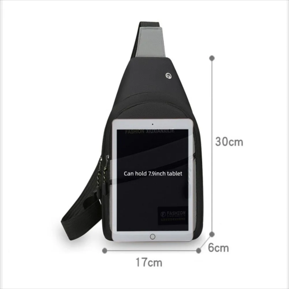 Universal Water-Resistant Crossbody Bag PU Lightweight Sling Backpack Casual Wear Resistant Adults Purse Running Hiking