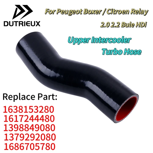 Tubo de manguera Turbo superior para motores diésel, accesorio para Peugeot Boxer Citroen Relay 2,0, 2.2L, BlueHDi