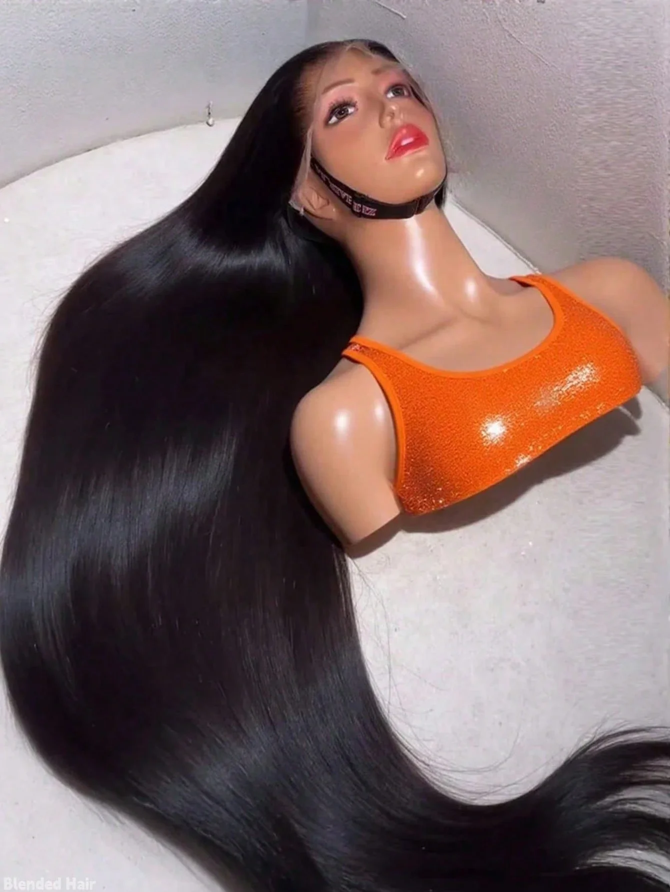 

30 Inch Brazilian Virgin Hair Wigs Natural Black Lace Front 200% Density Natural Hairline No Glue Wig Blended Human Hair 13x4 Hd Lace Front Wigs Human Blended Hair Pre Plucked With Baby Hair Straight Human Blended Hair Wig For Women