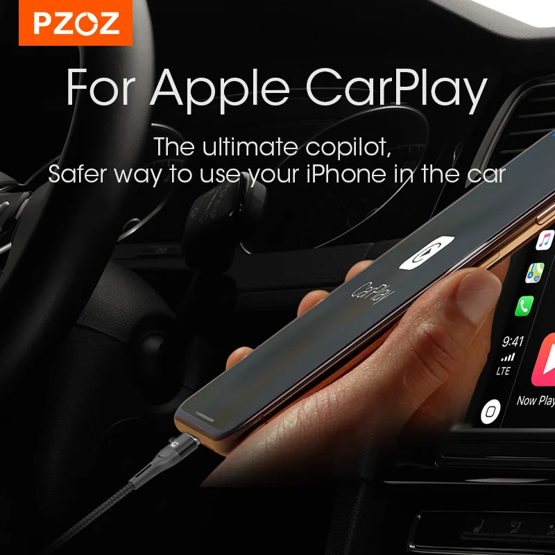 PZOZ-Cable magnético Micro USB tipo C para teléfono móvil, adaptador de carga rápida, cargador de datos para iPhone 12 Pro