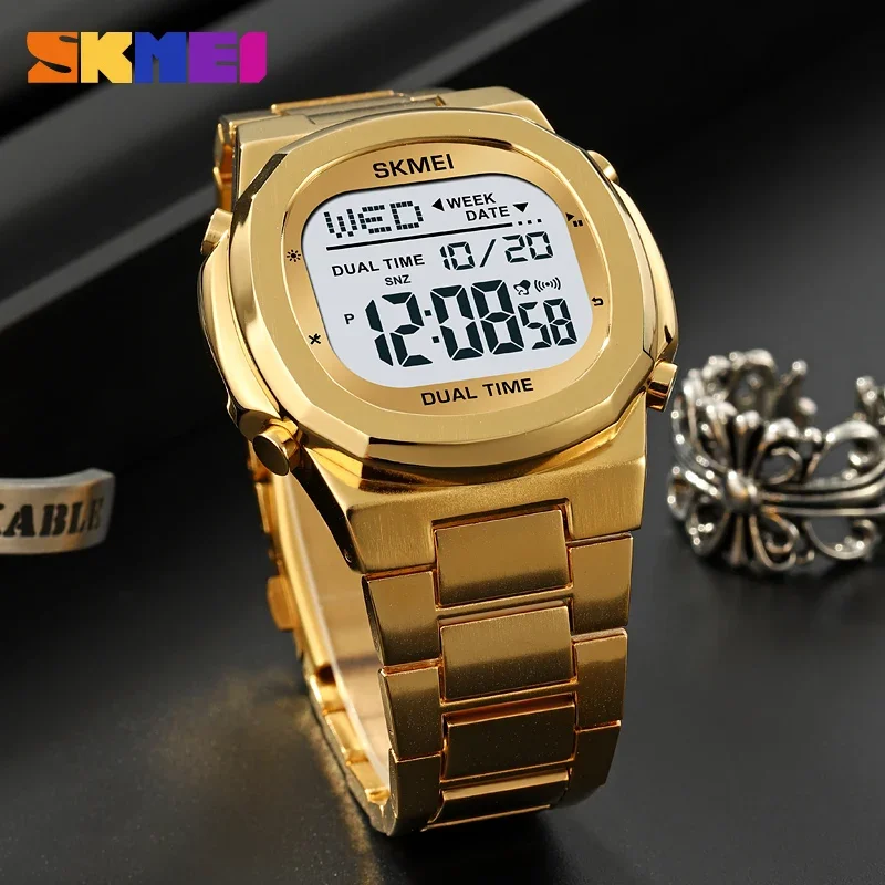 SKMEI Sport Digital Men Watches Luxury Brand Man Electronic Watch Alarm Clock Calendar Waterproof Wristwatch 2004 reloj hombre