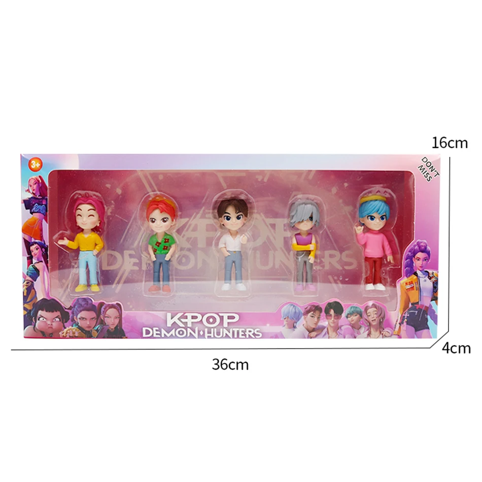 2026NEW Kpop Devil Hunter Rumi Zoe Mira anime polivinile cloruro collezione di personaggi bigiotteria da tavolo Regalo di Capodanno per bambini