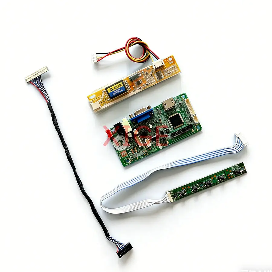 Display Drive Controller Board Fit HSD150PX14 HSD150PX16 HSD150PX15 HSD150PX17 VGA+HDMI 1-CCFL 30 Pin LVDS 1024*768 1024x768 Kit
