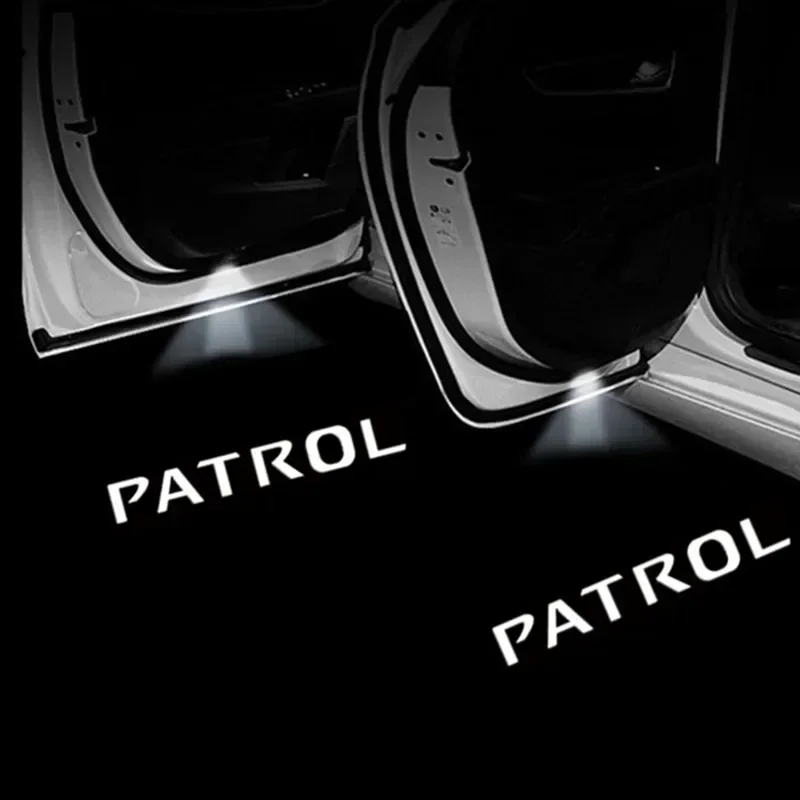 

2PCS LED Car Door Logo Welcome Light Laser For Patrol 2010-2018 Projector Ghost Shadow Lamp Car Goods