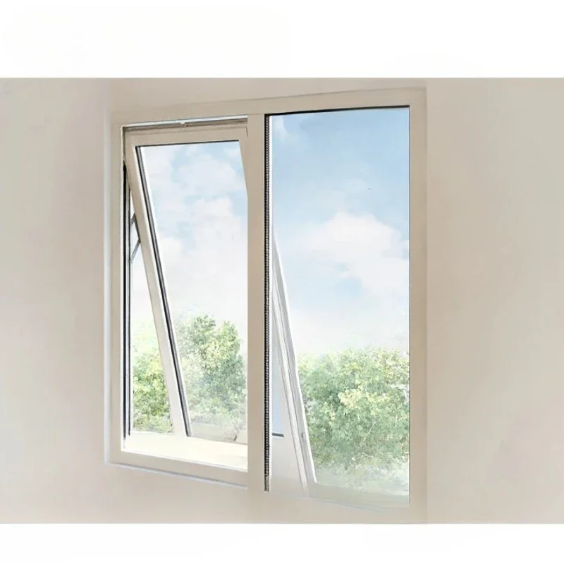 Aluminum low-grade glass awning window with mosquito net Other house windows
