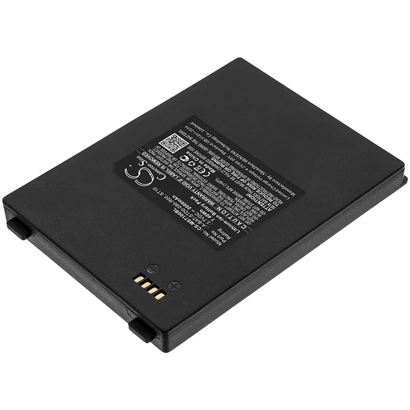 3.7V 2000mAh Barcode Scanner Battery ST10-BATT-S22, ST10, ST10-BATT-S22, B056H013-0001 for M3 Mobile Smart, ST10