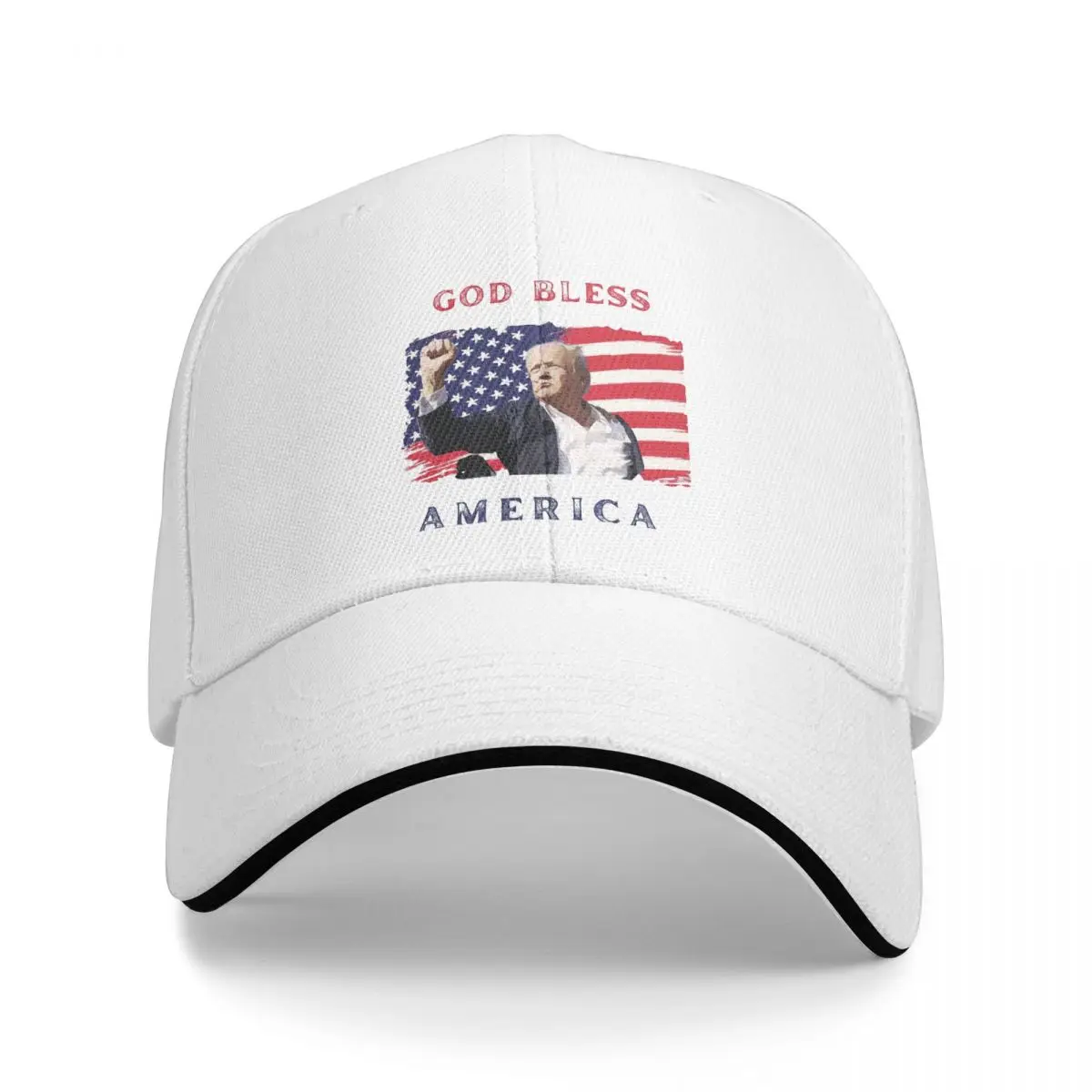 

Tribute To Trump Shot Merch Unisex Baseball Caps Adjustable God Bless America Versatile Hats Cap Fashion Running Golf Headwear