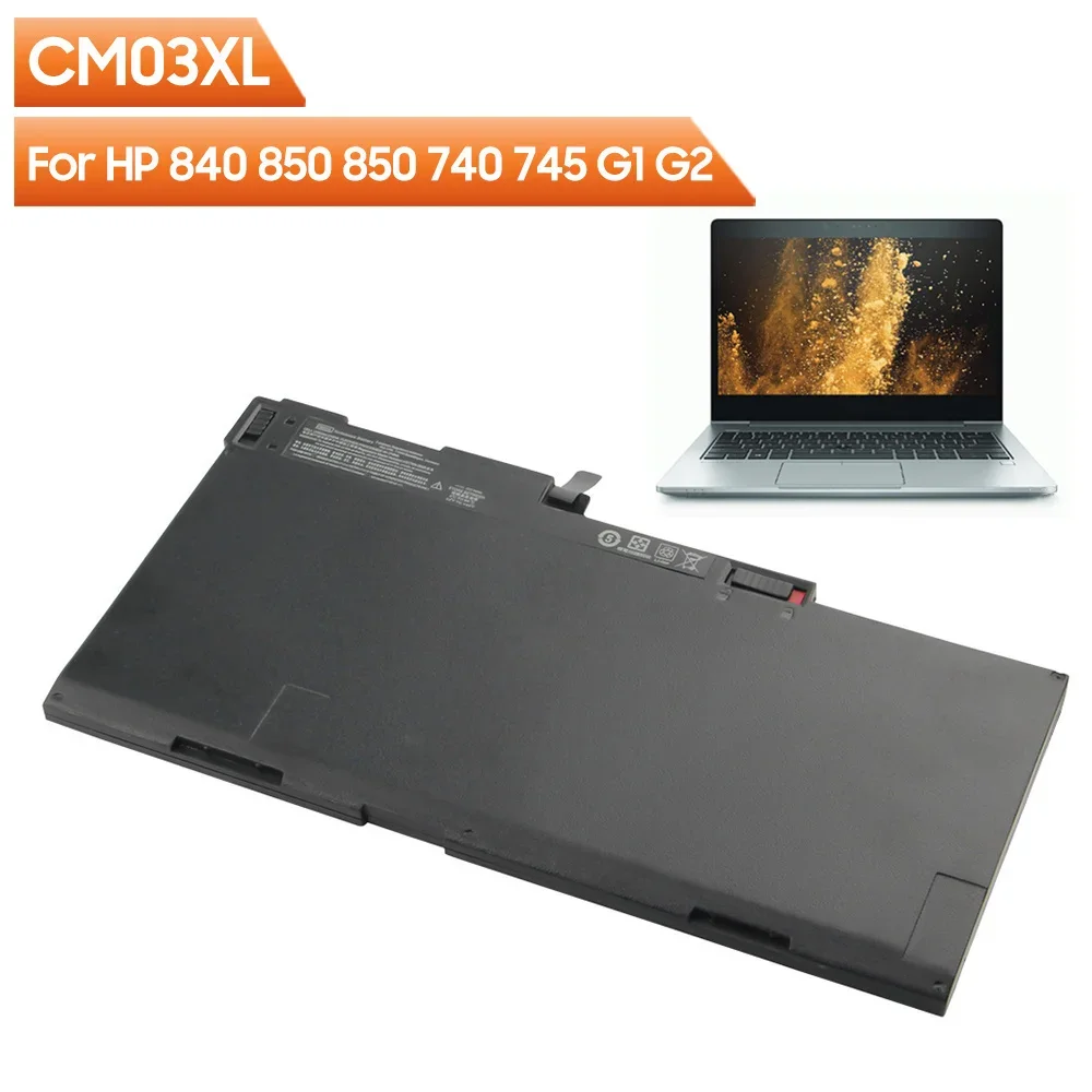 

NEW Replacement Laptop Battery CM03XL For HP ELITEBOOK 840 850 850 740 745 G1 G2 50Wh with tool