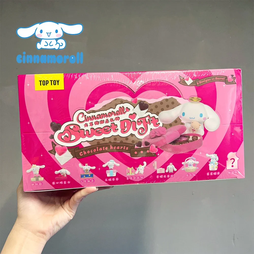 Kawaii Mystery Box Caja Ciega Sanrio Blind Box Surprise Doll Dessert Gift Series Cinnamon action Figure toy Birthday Girl Gift