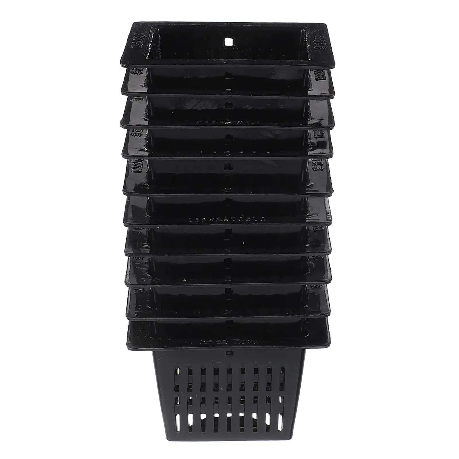 

10 Pcs Small Square Planting Basket Baskets Hydroponic Netting Soilless Culture Pot