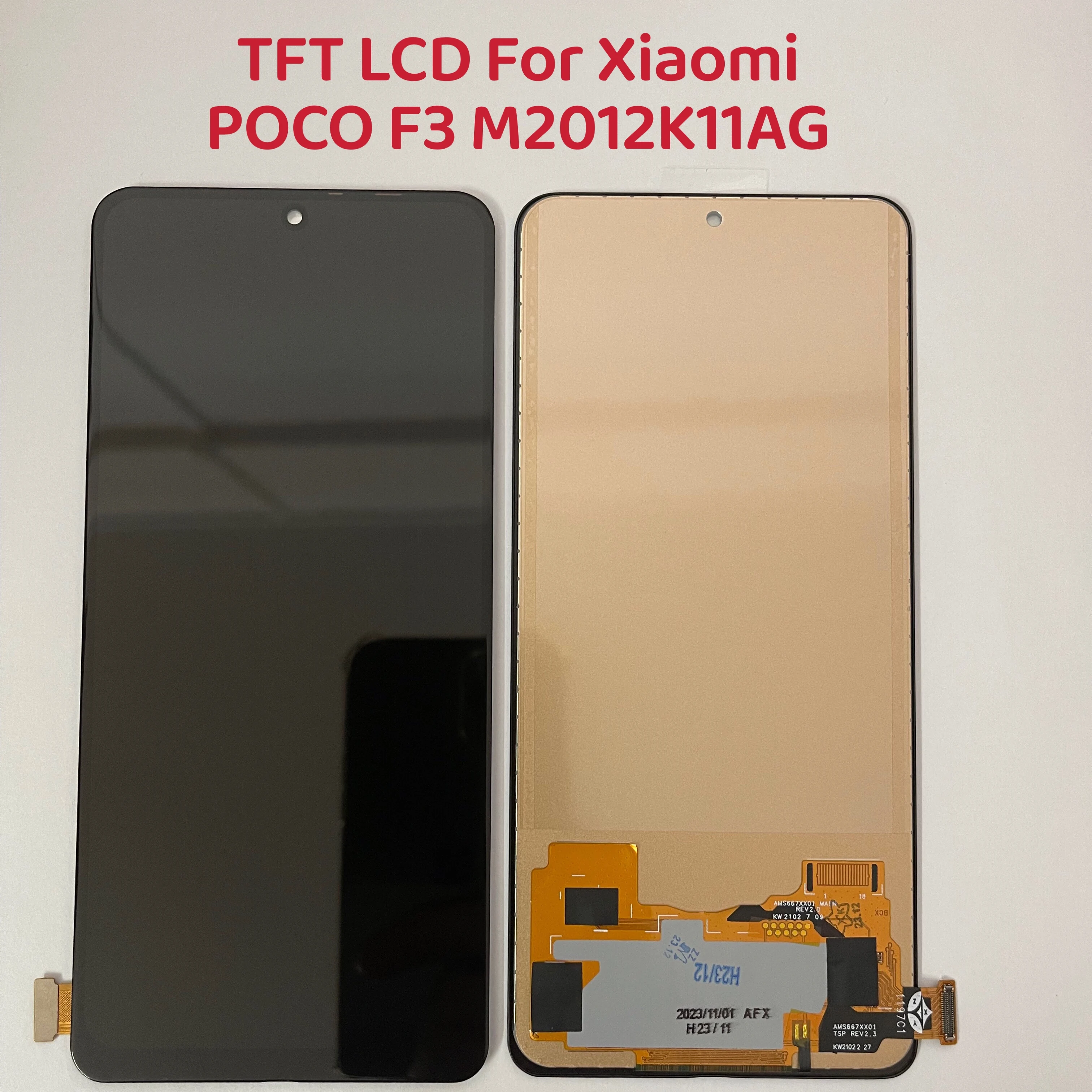 M2012K11AG 100% Test Premium LCD For Xiaomi Poco F3 Display Touch Screen Digitizer Assembly For Poco F3 Pro LCD Replacement