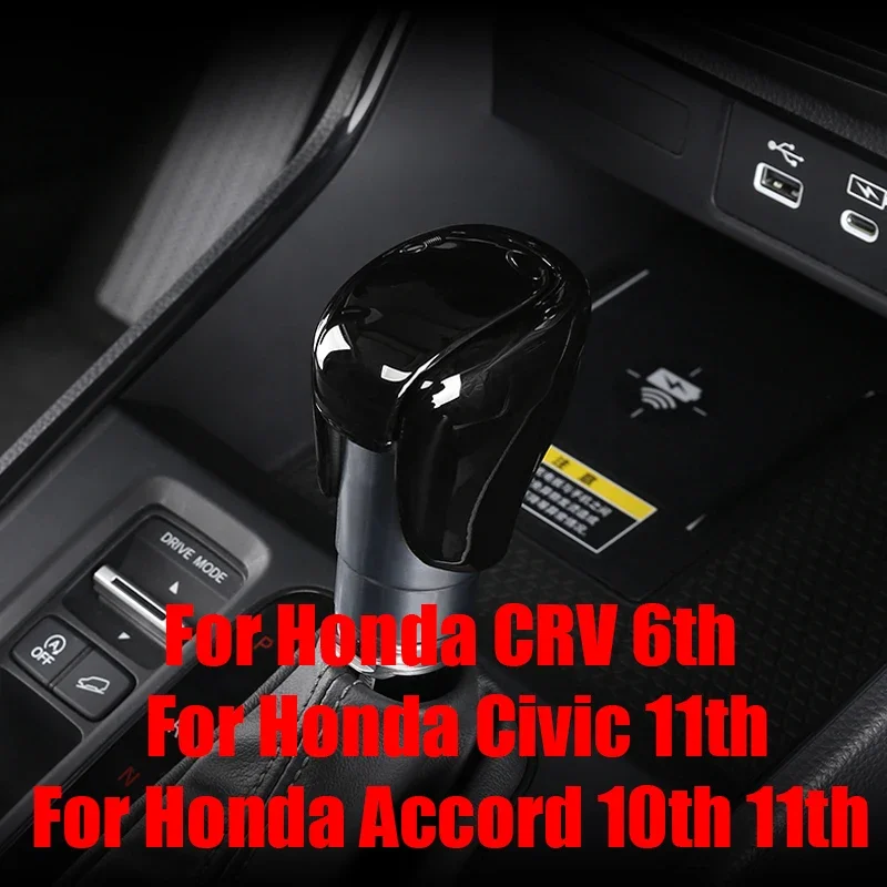 

ABS Car Gear Shift Stick Gear Lever Trim Sheath Shell Cover Accessories For Honda CRV 6th Accord 10th 11th Civic 11th 2018-2024