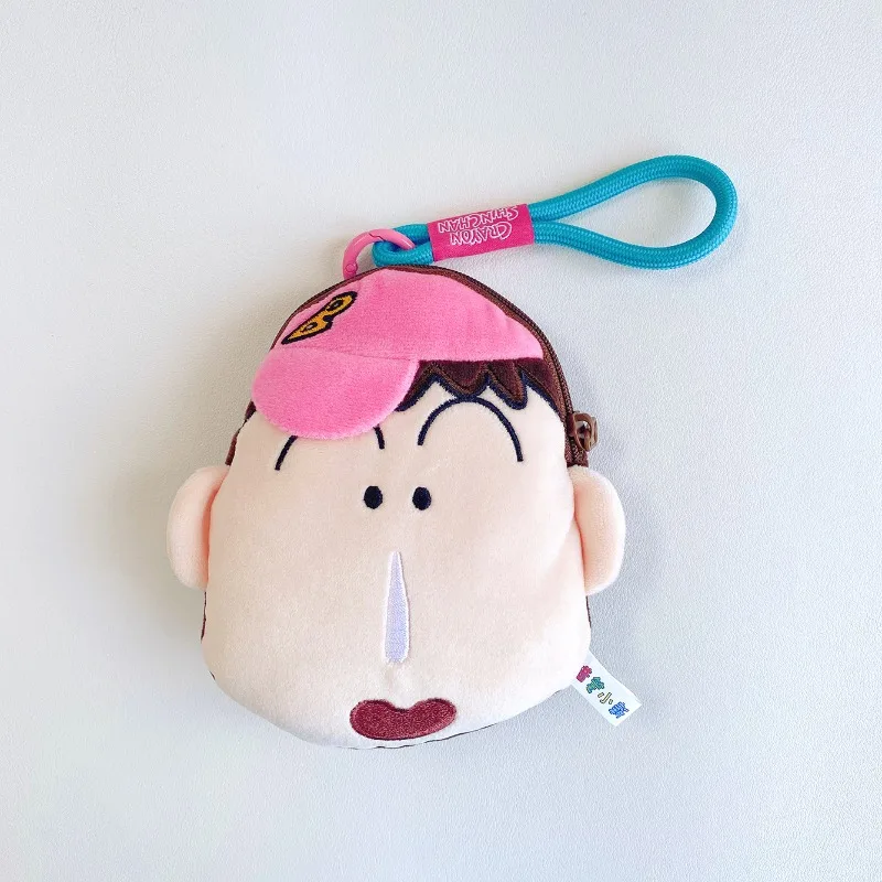 تلوين شين تشان التحول سلسلة الكرتون أفخم حقيبة التخزين اليابانية Kawaii المفاتيح على ظهره قلادة هدية للأطفال