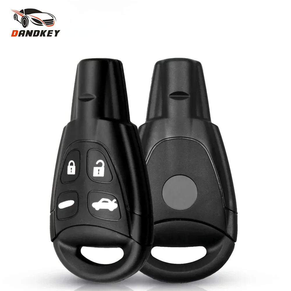 

Dandkey 1 шт. чехол для смарт-ключа для SAAB 93 95 9-3 9-5 WF бесключевой доступ 4 кнопки 2004-2010 LTQSAAM433TX автомобильный ключ с лезвием