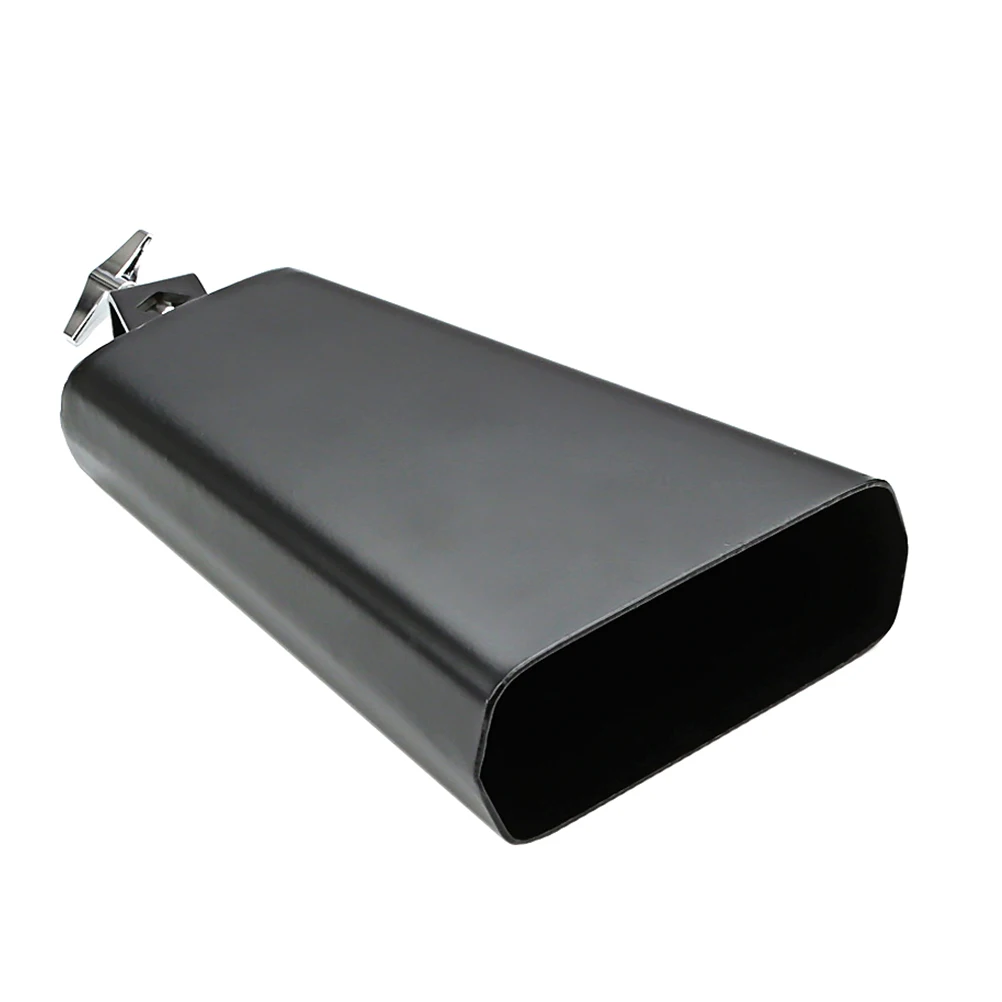 

Black Cowbell 207mm WC51D Drum Set Percussion Metal Accessories Instrument Musical Sturdy Clear Sound Ergonomic Design Suitable