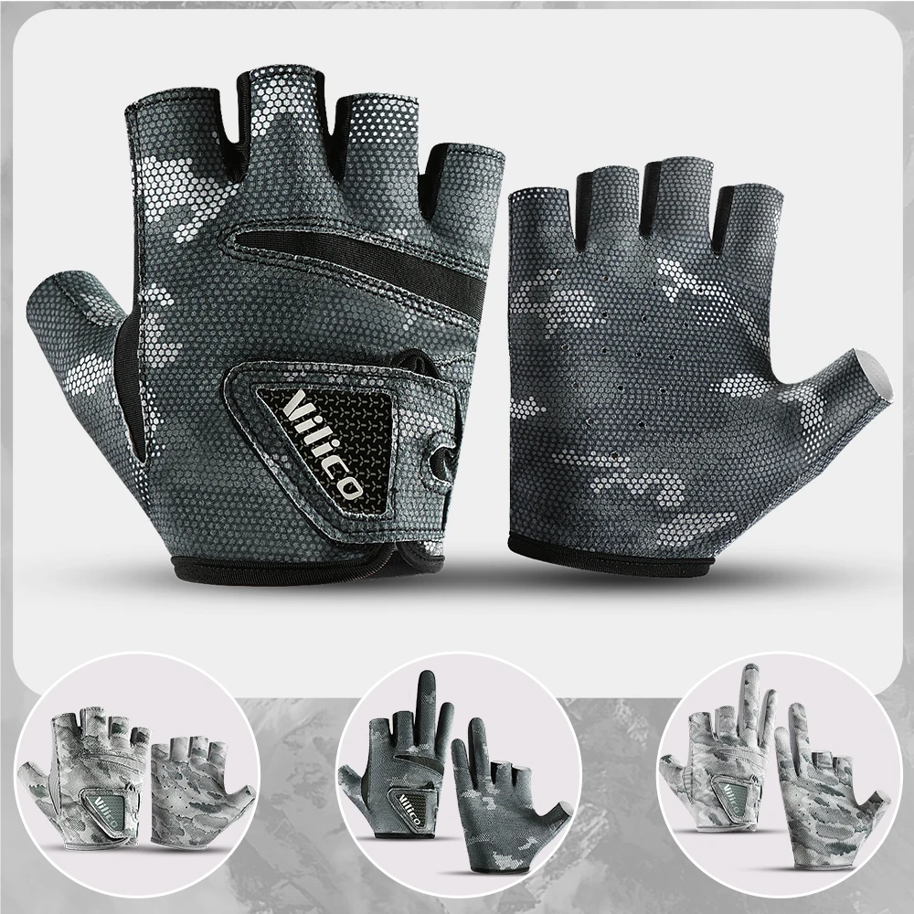 

Breathable and wear-resistant Fingerless Fishing Gloves are designed for Men and Women Fishing, Boating, Kayaking, Hiking, Runni