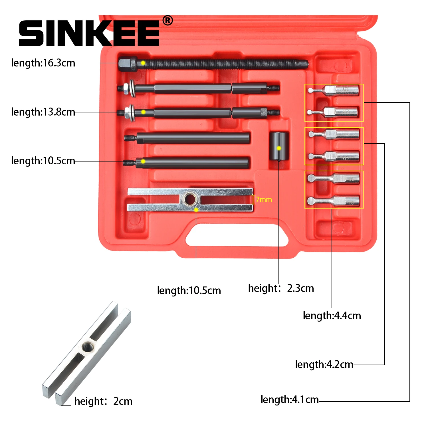 Small Insert Bearing Race Puller Remover Tool Embedded Bearing Removal Puller Range 20mm - 90mm SK1469