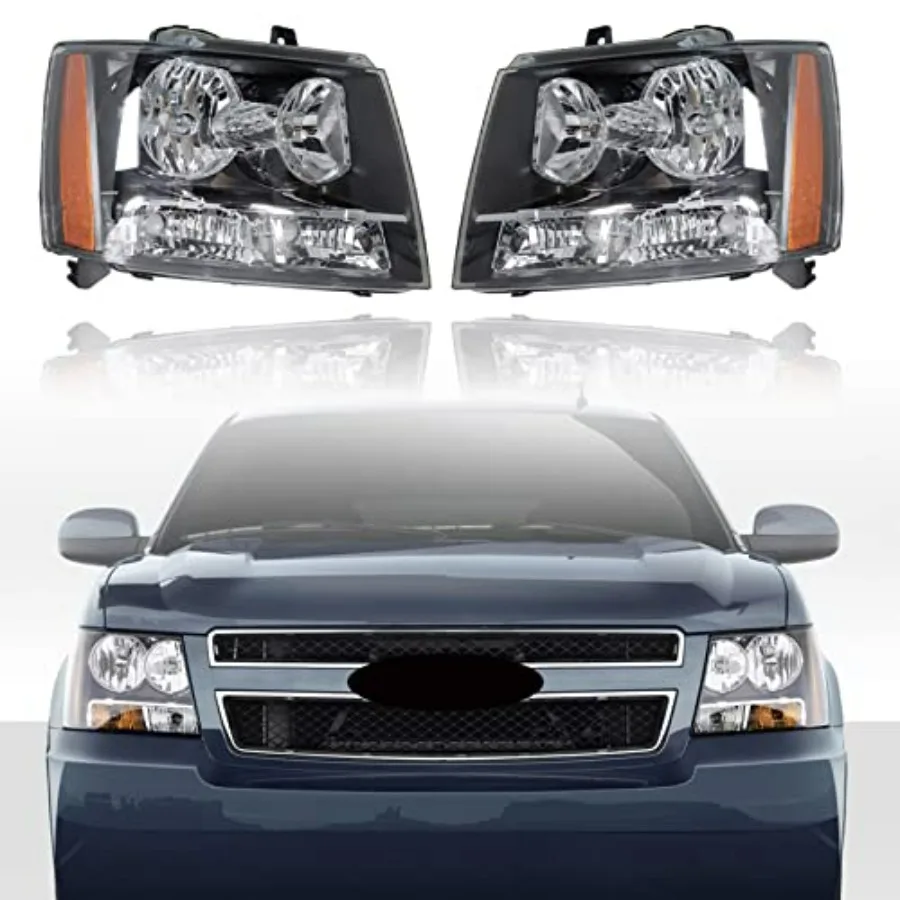 

Замена передних фар для 2007-2014 годов Avalanche Suburban Tahoe, пара фар со стороны водителя и пассажира