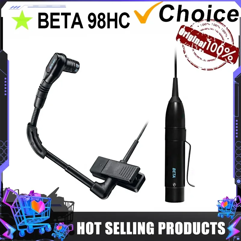 BETA98 BETAWB98HC WB98HC Wired Earphone with Microphone Condenser Wired Lavalier Microphone for 3 Pin Wire Less Microphone