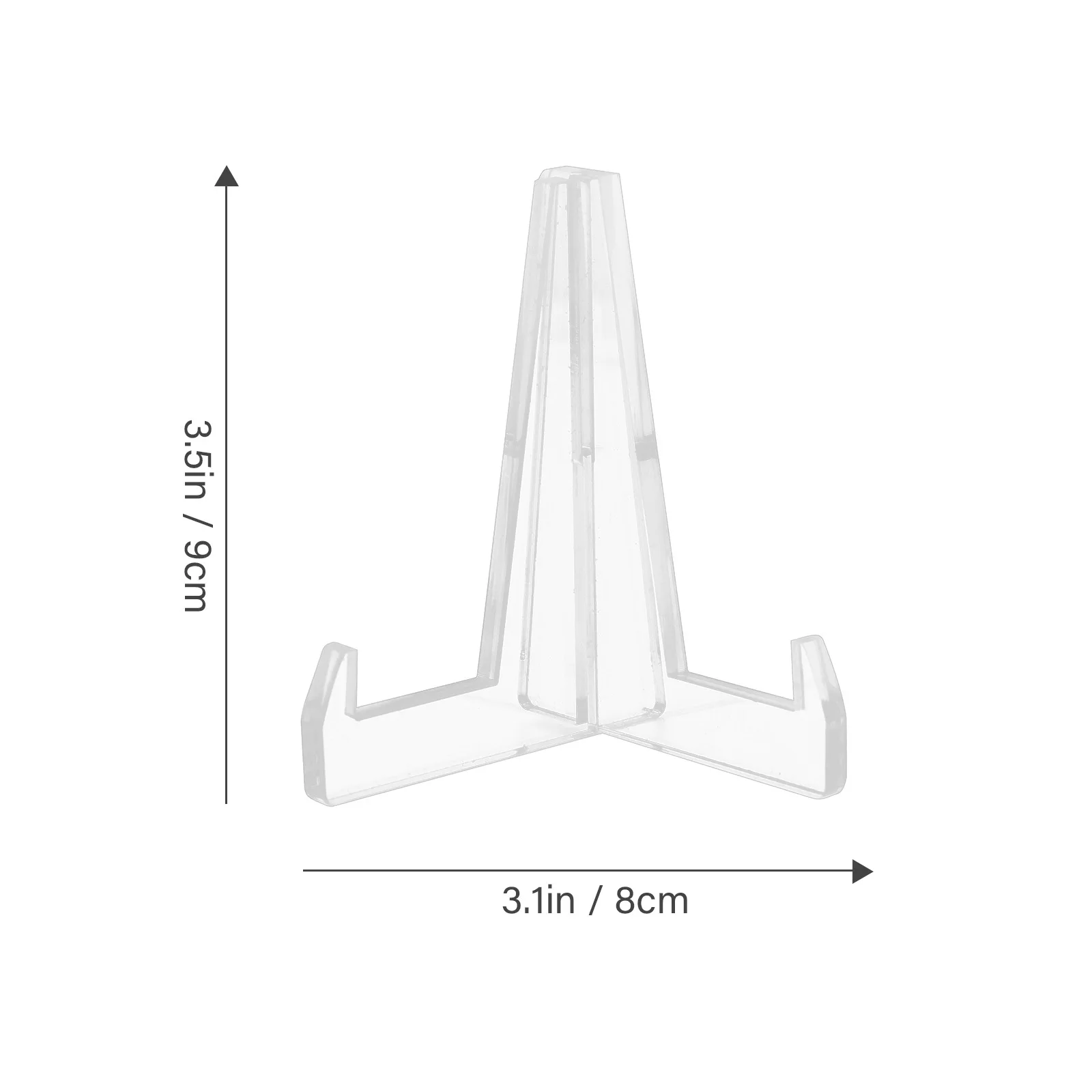 2pcs Jade Porcelain Plate Display Rack Acrylic Stand For Tea Cake Cup Saucer Storage Home Kitchen Organizer Holder