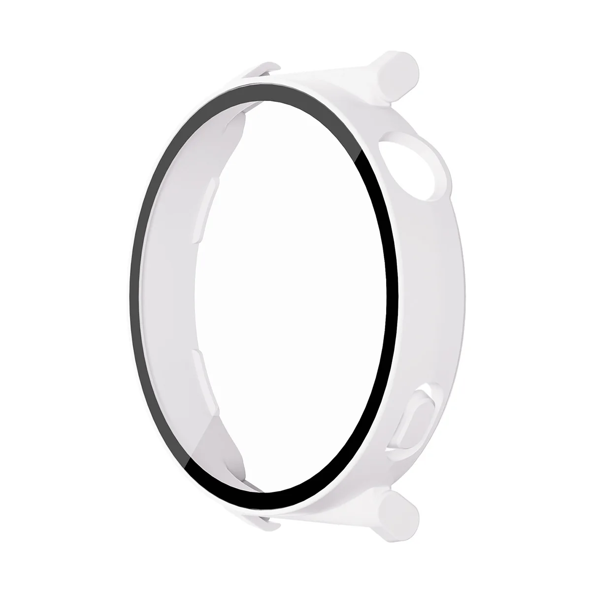 

Для Huawei Watch GT 5 41 мм Корпус для часов ENKAY HAT PRINCE Прорезиненный жесткий чехол из ПК с закаленным стеклом - белый